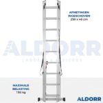 Reformladder 3x9 - 5,90 meter - ALDORR Professional