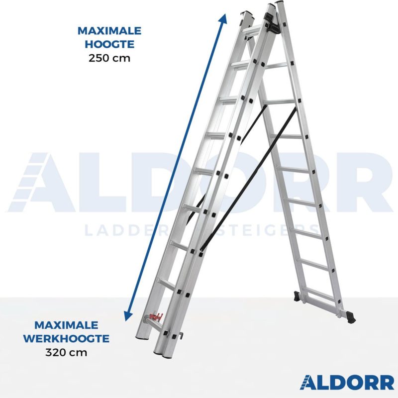 Reformladder 3x9 - 5,90 meter - ALDORR Professional