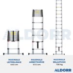 Telescoopladder 4,40 meter - ALDORR Home - Tweede kans