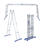 Vouwladder 4 x 6 treden 6,20 meter zonder platform - ALDORR Home