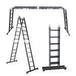 Vouwladder 4 x 6 treden 6,20 meter zonder platform - ALDORR Professional