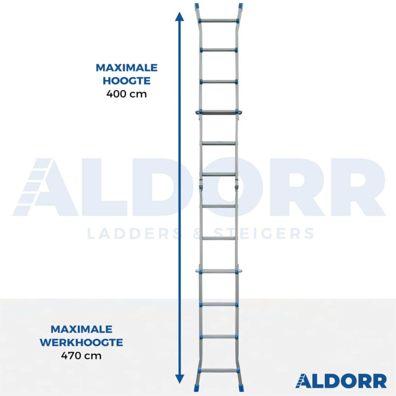 Multiladder 4x4 treden 4,00 meter - ALDORR Home