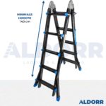 Multiladder 4x5 treden 4,50 meter - ALDORR Professional