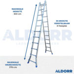 Multiladder 4x6 treden 5,15 meter - ALDORR Home