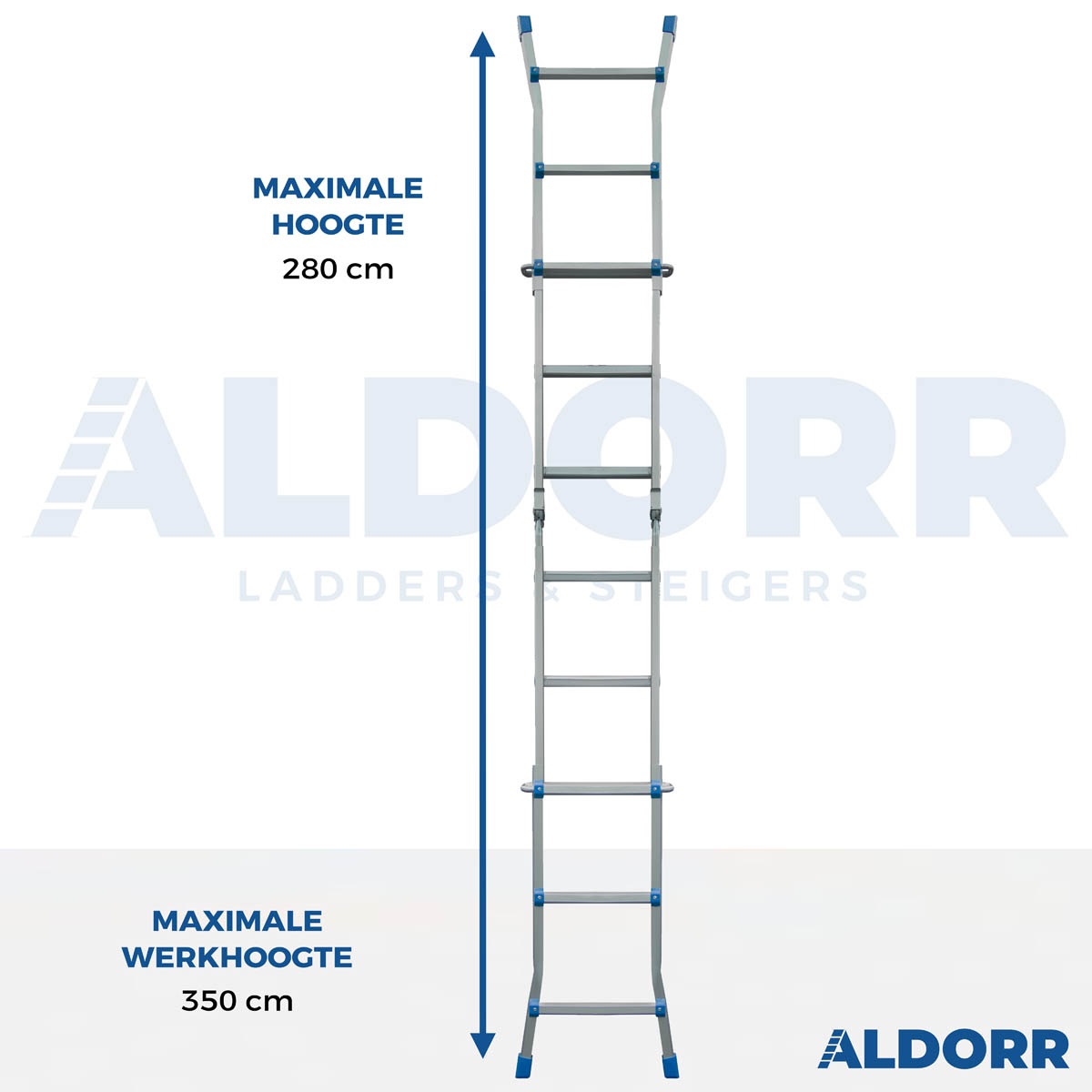 Multiladder 4x3 treden 2,80 meter - ALDORR Home
