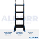 Multiladder 4x4 treden 4,00 meter - ALDORR Professional