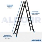 Multiladder 4x6 treden 5,15 meter - ALDORR Professional