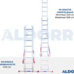 Reformladder 3x8 - 5,09 meter - ALDORR Home - Tweede kans