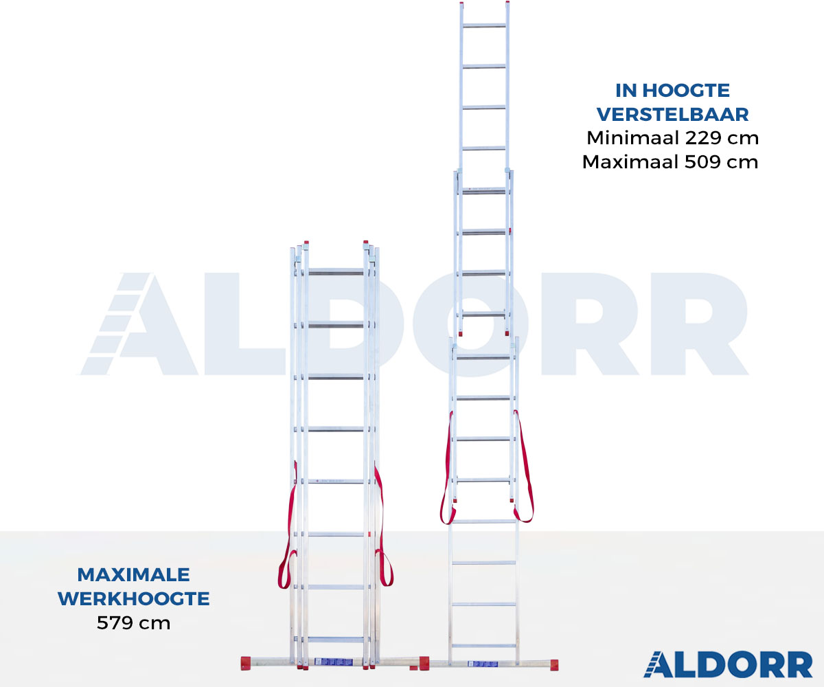 Reformladder 3x8 - 5,09 meter - ALDORR Home
