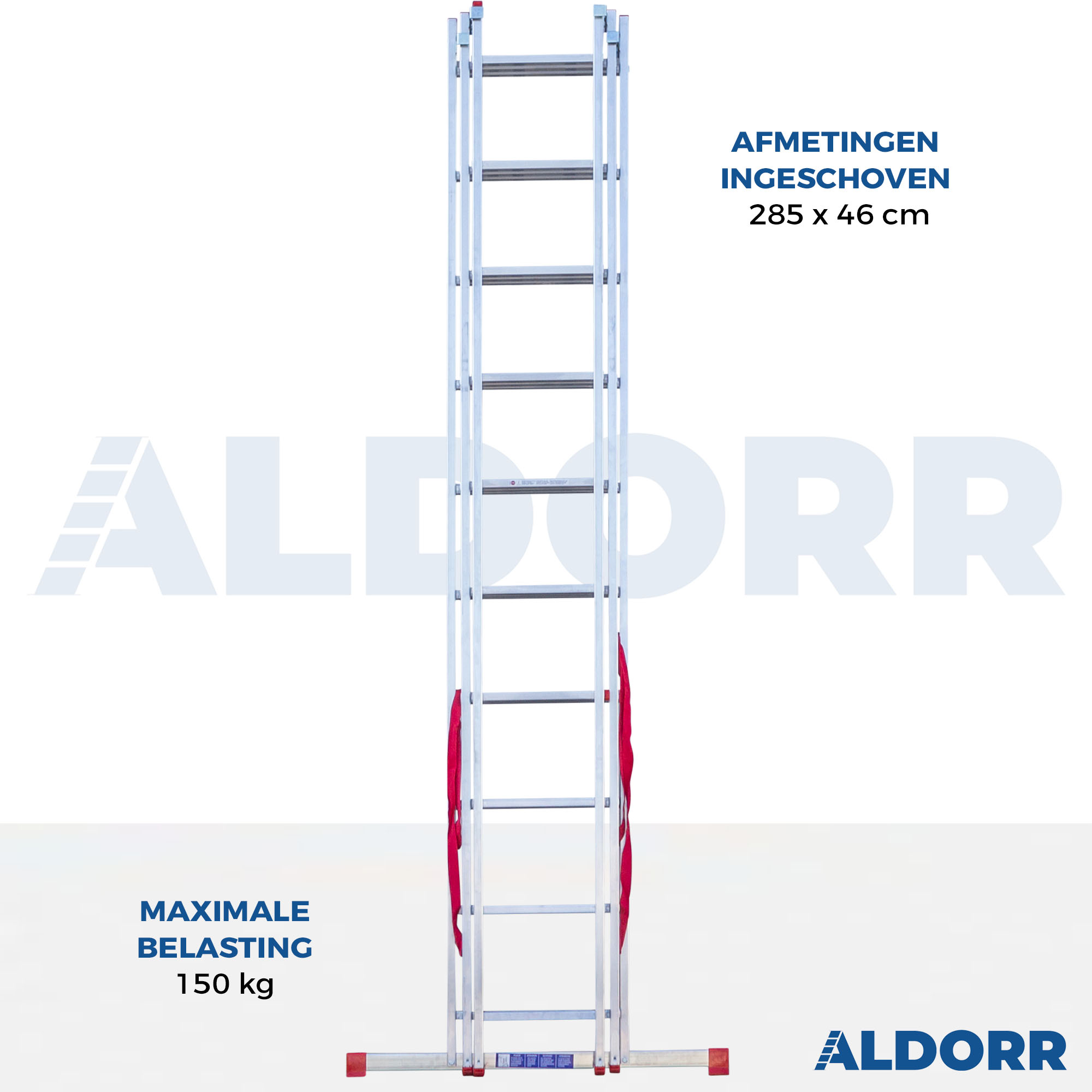 Reformladder 3x10 - 6,21 meter - ALDORR Home - Tweede kans