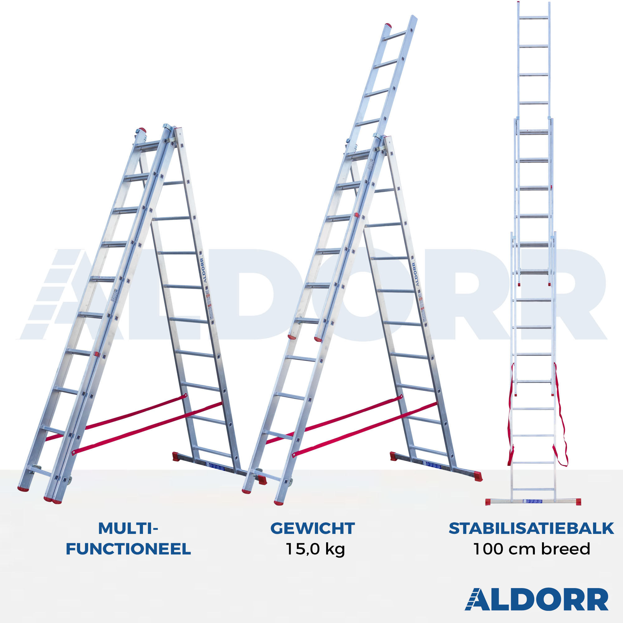 Reformladder 3x10 - 6,21 meter - ALDORR Home