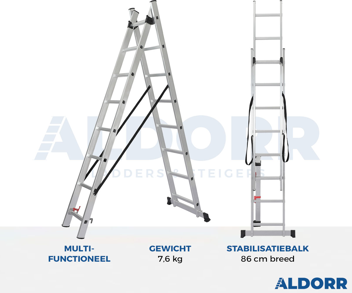 Reformladder 2x8 - 3,60 meter - ALDORR Home