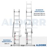 Reformladder 2x9 - 4,20 meter - ALDORR Professional