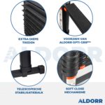 Telescoopladder 5,20 meter met telescopische stabilisatiebalk - ALDORR Professional