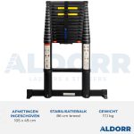 Telescoopladder 4,80 meter - ALDORR Professional