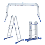 Vouwladder 4 x 3 treden 3,50 meter met platform - ALDORR Home