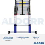 Telescoopladder 4,40 meter - ALDORR Home