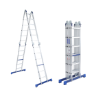 Vouwladder 4 x 6 treden 6,20 meter zonder platform - ALDORR Home