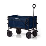 Bolderkar - XL - Opvouwbaar - 100L - Blauw - Inclusief Campingstoel