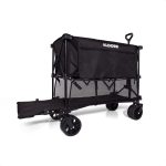 Bolderkar - XXL - Opvouwbaar - 400L - Zwart