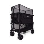 Bolderkar - XXL - Opvouwbaar - 400L - Zwart