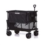 Bolderkar - XXL - Opvouwbaar - 400L - Zwart