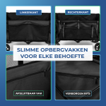 Bolderkar - XXL - Opvouwbaar - 400L - Zwart