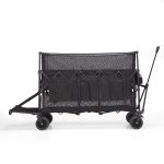 Bolderkar – XXL – Opvouwbaar – 600L – Zwart