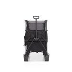 Bolderkar – XXL – Opvouwbaar – 600L – Zwart