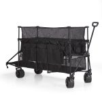 Bolderkar – XXL – Opvouwbaar – 600L – Zwart