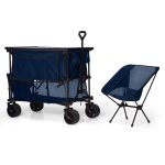 Bolderkar - XXL - Opvouwbaar - 400L - Blauw