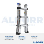 Multiladder 4x3 treden 3,30 meter - Aldorr Max