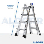 Multiladder 4x4 treden 4,50 meter - Aldorr Max