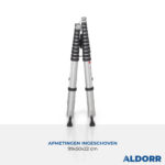 Telescopische vouwladder 3,00 + 3,60 meter - ALDORR Home