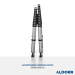 Telescopische vouwladder 3,60 + 4,20 meter - ALDORR Home
