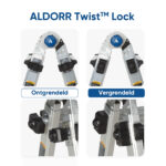 Multiladder 4x4 treden 4,50 meter - ALDORR Professional