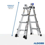 Multiladder 4x4 treden 4,50 meter - ALDORR Professional