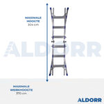 Multiladder 4x3 treden 3,00 meter - ALDORR Home