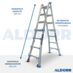 Multiladder 4x5 treden 5,20 meter - ALDORR Home
