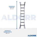 Multiladder 4x5 treden 5,20 meter - ALDORR Home