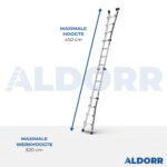 Multiladder 4x4 treden 4,50 meter - ALDORR Professional
